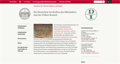 Desktop Screenshot of inschriften.adw-goe.de